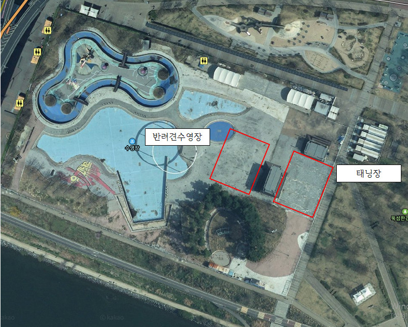 반려견수영장 / 태닝장 지도